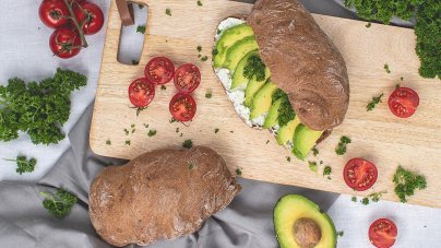 Freshly baked gluten free bread