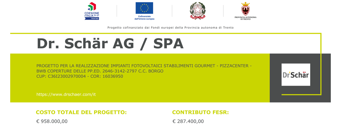 Concessione contributo per installazione impianto fotovoltaico - Borgo